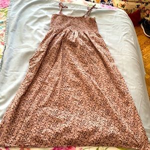 Lacausa Floral Smocked Maxi Dress